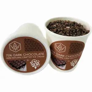 75% Wat Dark Chocolate Ice Cream Pint - Lyly Cream