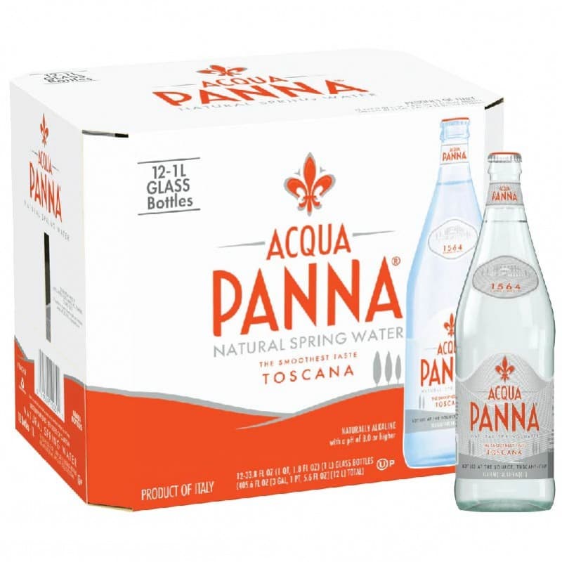 Mineral Water Glass Bottle 1L