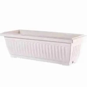 Biodegradable Planter Box L (White) - Baba