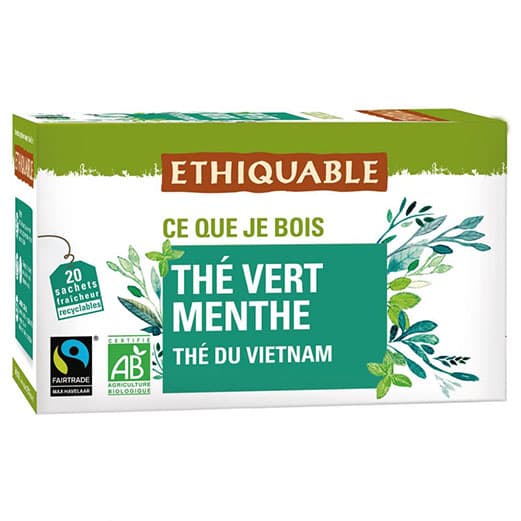 Organic Green Tea with Mint