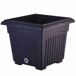 Biodegradable Square Planter Pot (Zen Grey) - Baba
