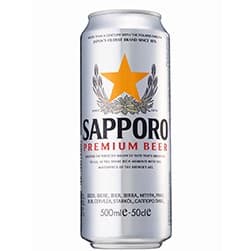 ស្រាបៀប្រណិត កំប៉ុង ៥០០មល- Sapporo