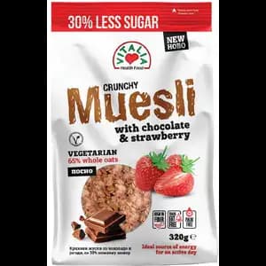 Crunchy Muesli with Chocolate & Strawberry - Vitalia