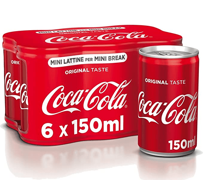 Coca Cola Original Mini Can 15cl Pack X8