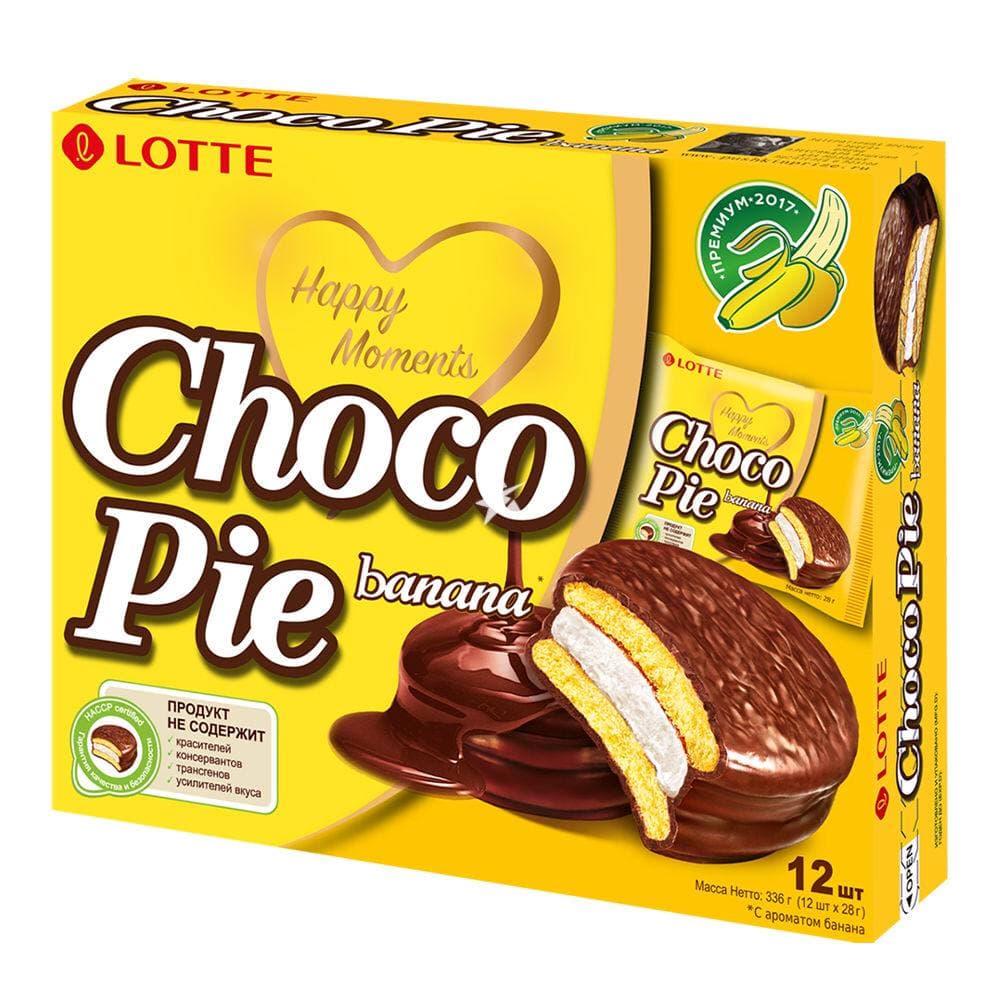 Choco Pie Banana 12Packs