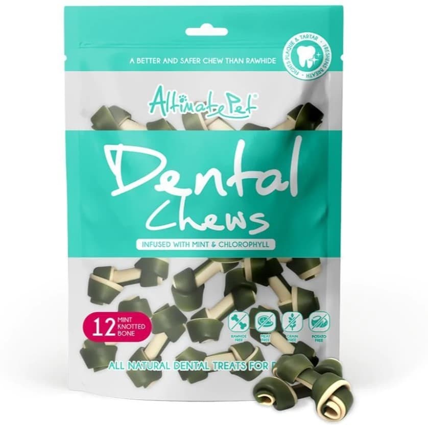 Dental Chews Mint Chlorophyl Knotted Bones