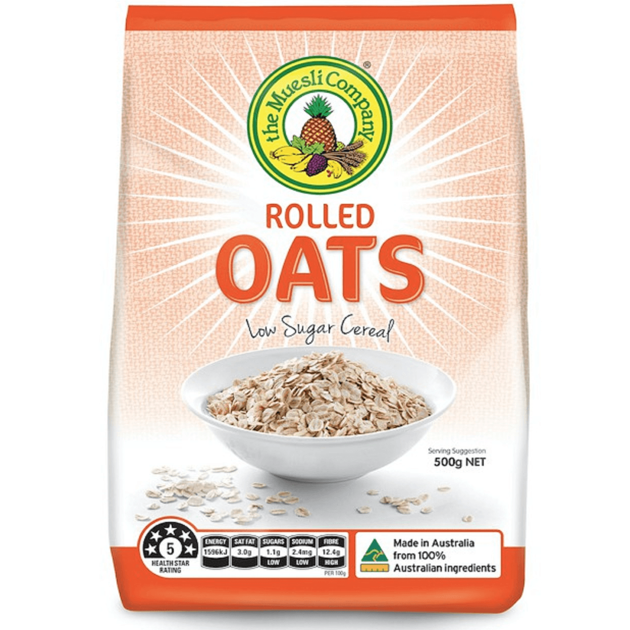 Rolled Oats Low Sugar Cereal 1