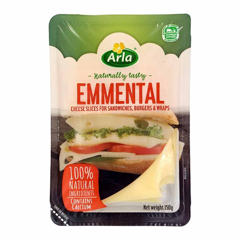 Emmental sliced