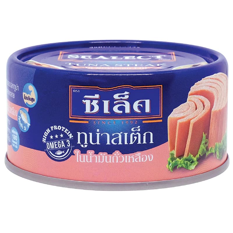 ត្រីធូណាកំប៉ុងលាយប្រេងសណ្ដែក