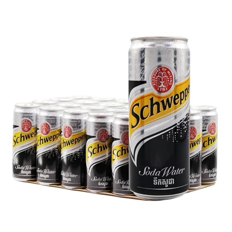 ទឹកសូដា ១យួ ២៤ កំប៉ុង -Schweppes