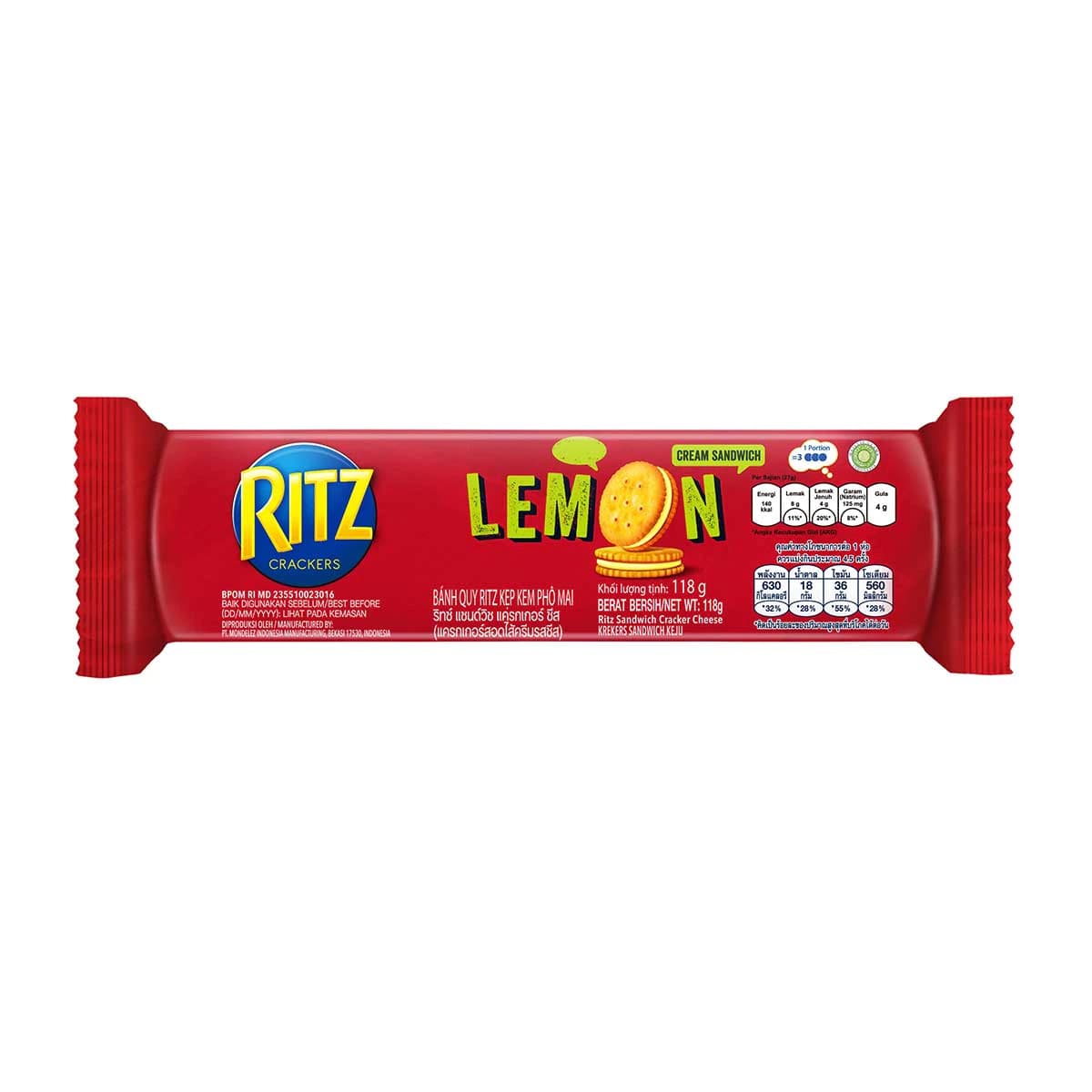 Sandwich Crackers Lemon