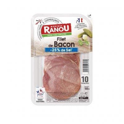 Smoked Bacon Filet Less 25% Salt