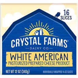 Crystal Farm White American Slices 