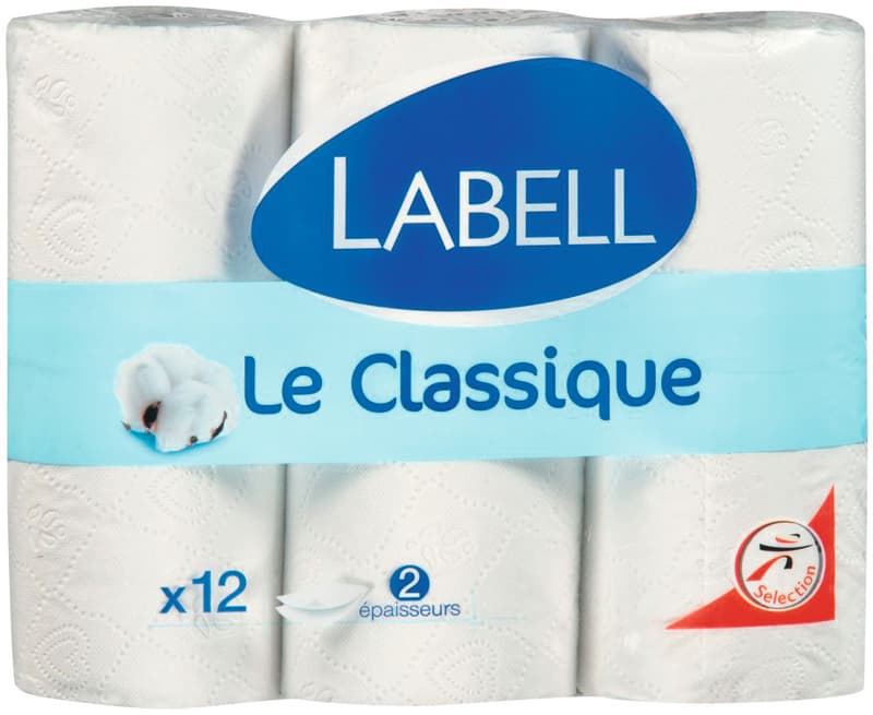 White Toilet Paper - Labell