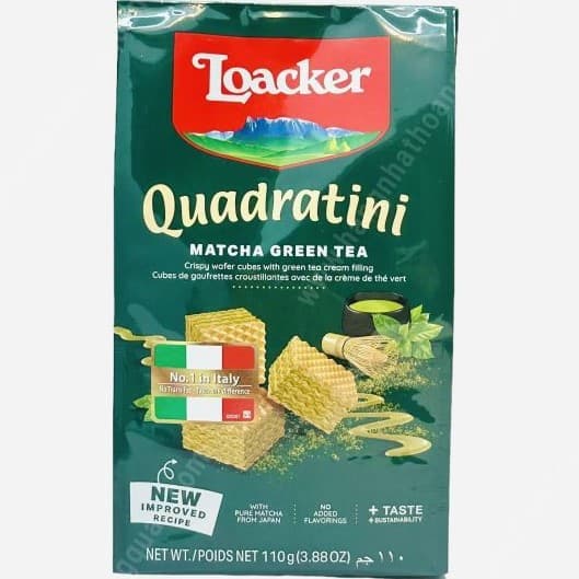 Quadratini Matcha Gree Tea - Loacker