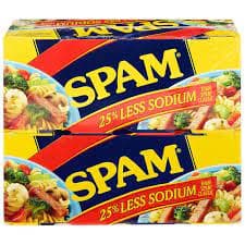 25% Less Sodium Spam - Hormel