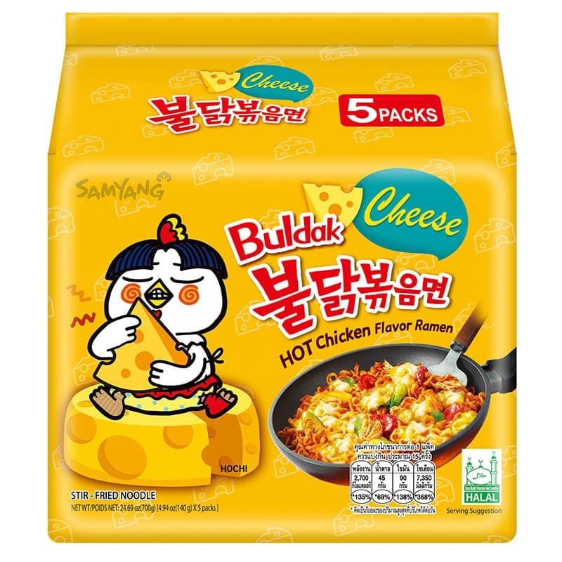 Buldak Hot Chicken Flavor Ramen Cheese