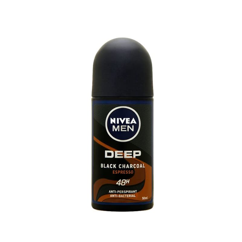 Deep Black Charcoal Espresso Roll-on - Nivea Men