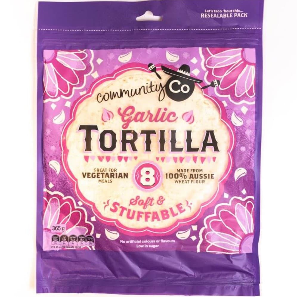 Tortillas Garlic