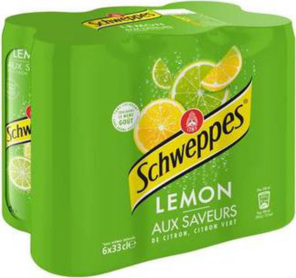 ទឹកក្រូចឆ្មា ១យួ ៦កំប៉ុង-Schweppes
