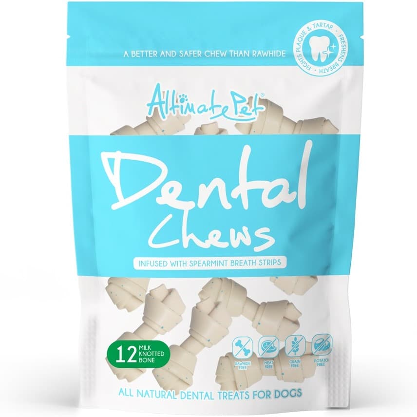 Dental Chews Milk Knotted Bone