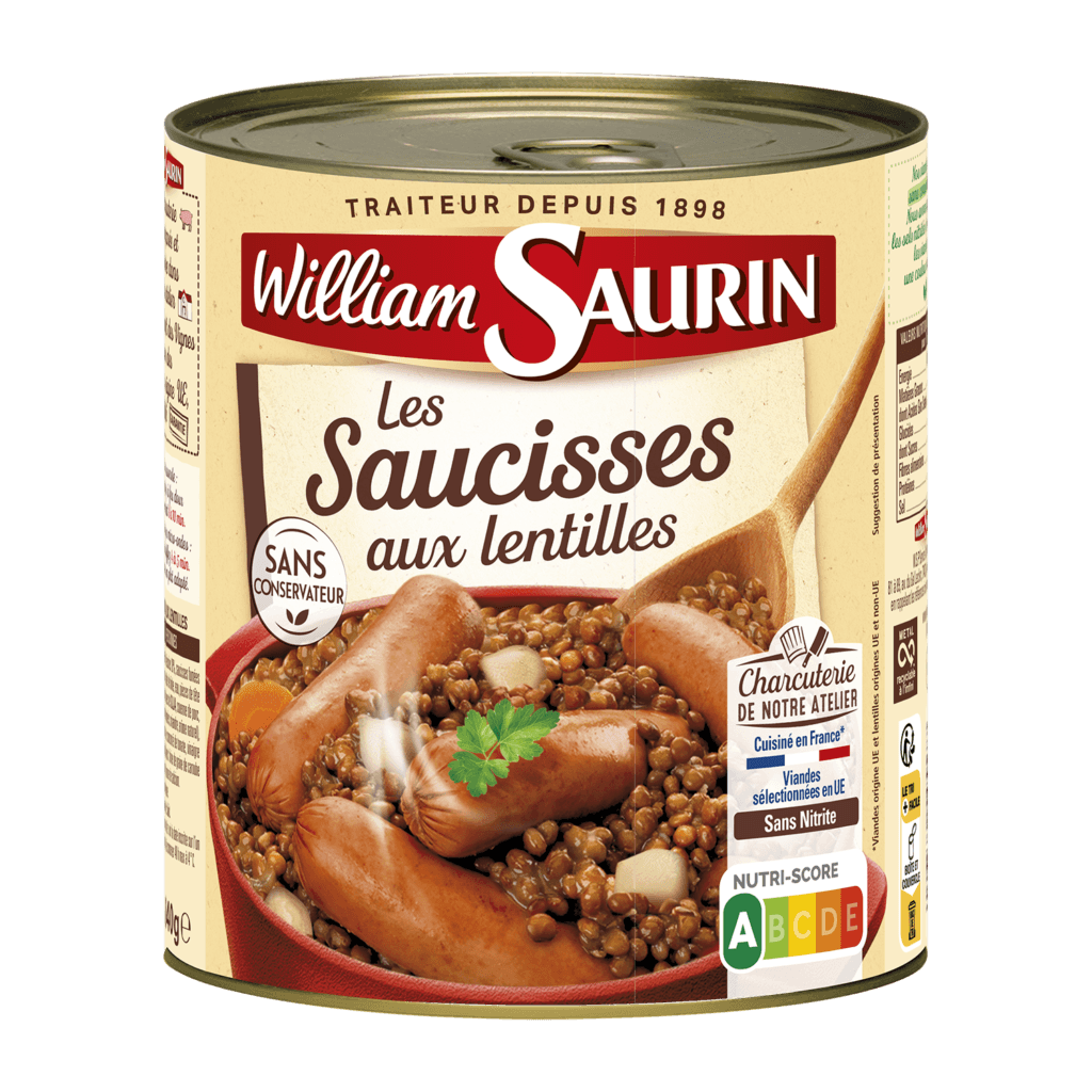 Sausage with Lentils