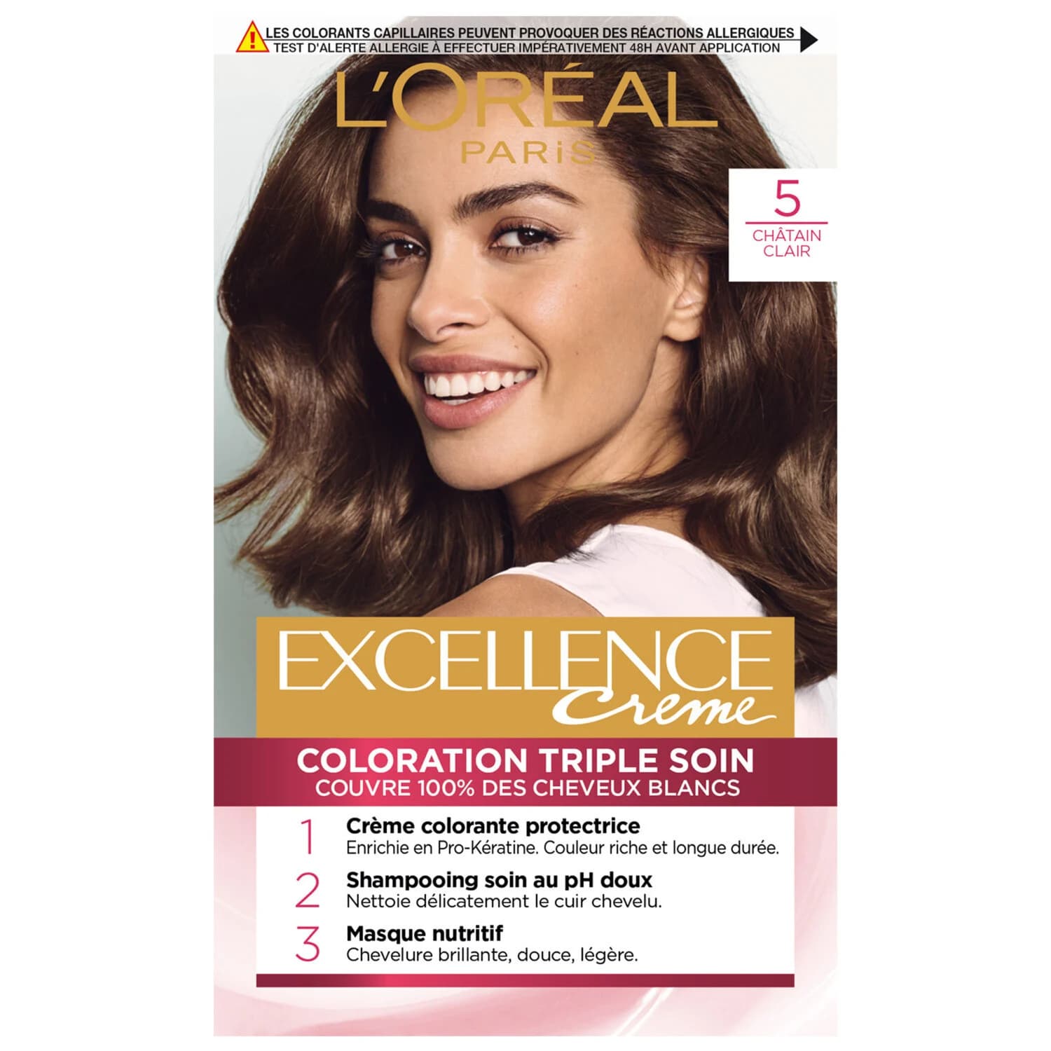 L'OREAL Triploe Care Coloring Cream  N°5