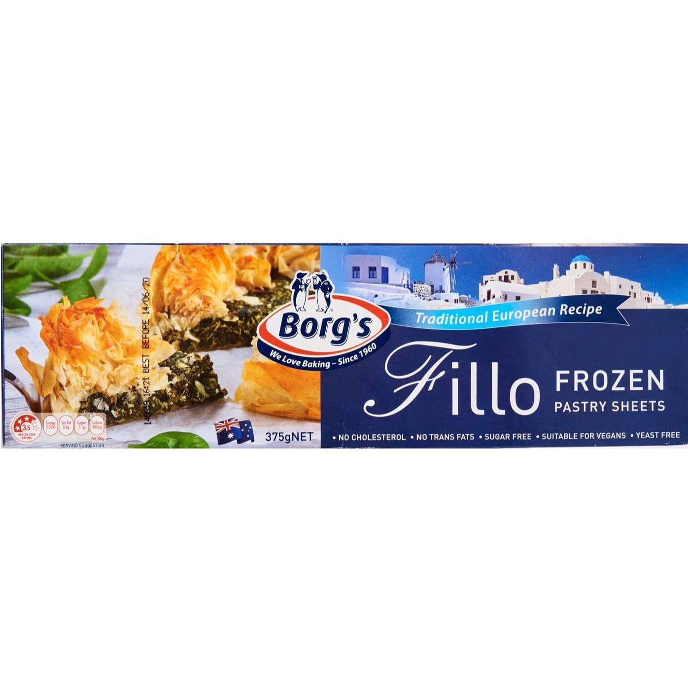 Frozen Filo Pastry Sheets