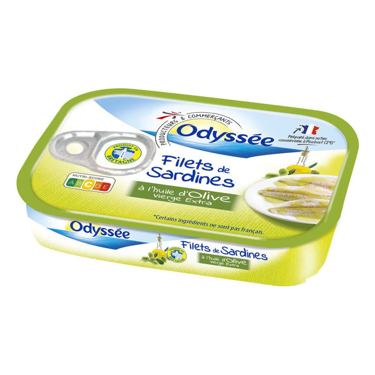 Sardines Fillet in Extra Virgin Olive Oil - Odyssée