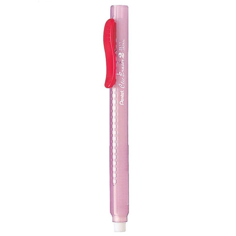 Pink Click Eraser 2 Pen shape - Pentel