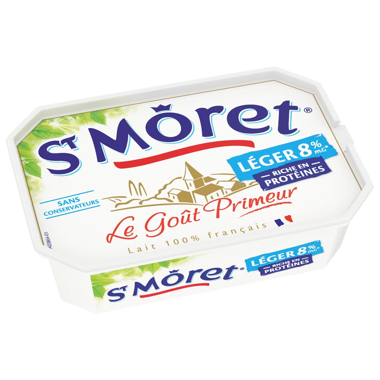 Spreadable Light Nature Cheese 8% - Saint Moret