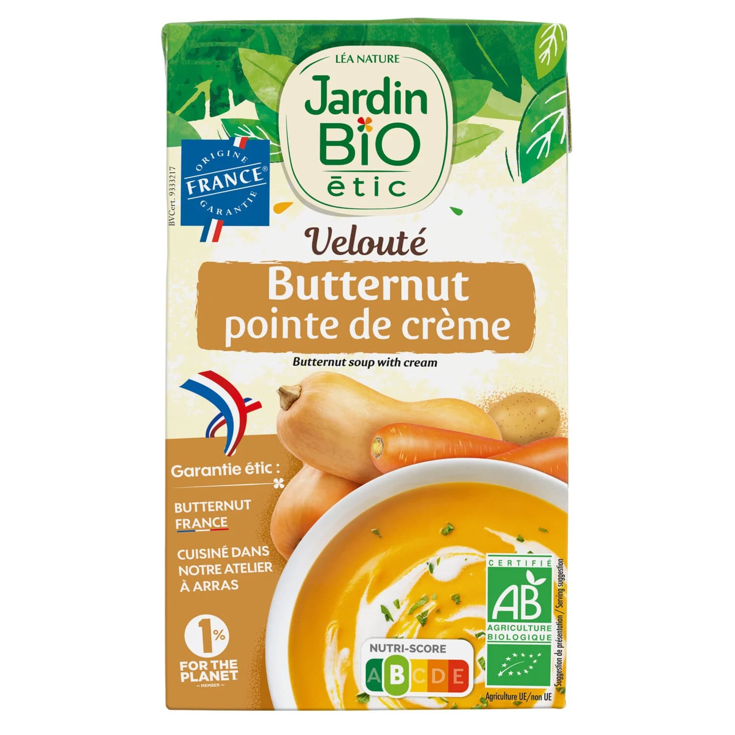Organic Butternut Cream Soup 1