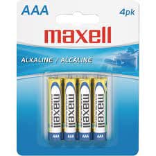 Alkaline Battery AAA (1.5V) - Maxell