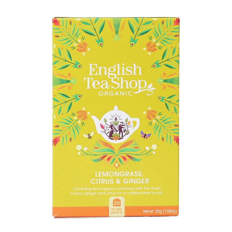Organic Lemongrass, Citrus & Ginger 1