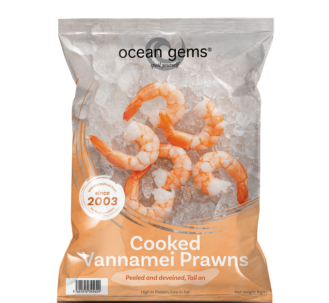 Cooked Vannamei Prawn 91/100 - Ocean Gems