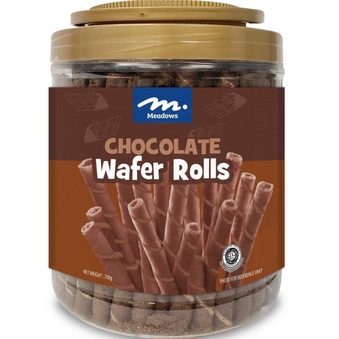 Wafer Rolls Chocolate Flavour - Meadows