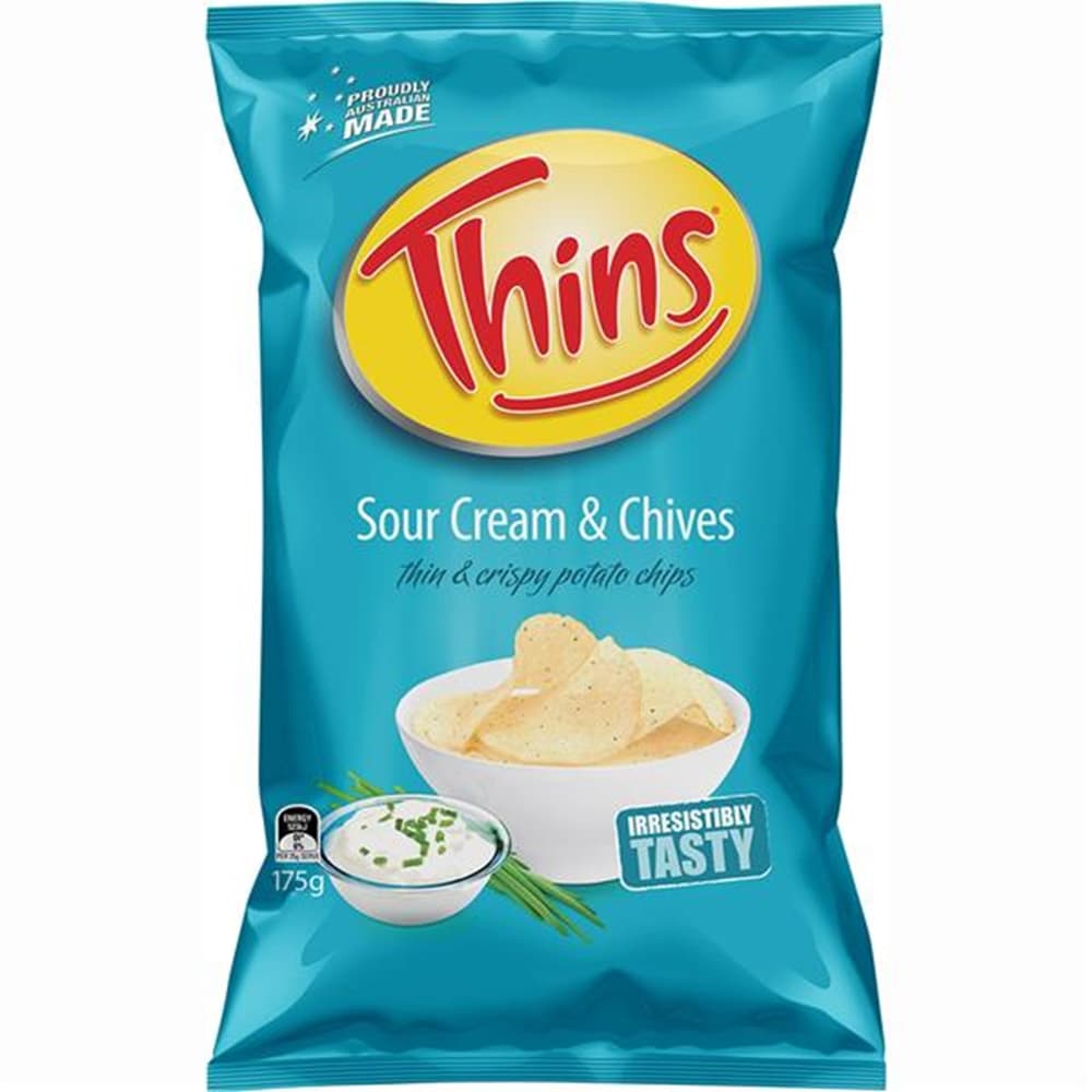 Sour Cream & Chives  & Crispy Potato Chips - Thins
