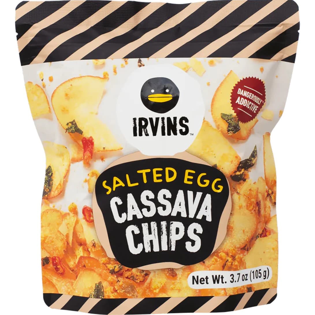 Salted Egg Cassava Chips