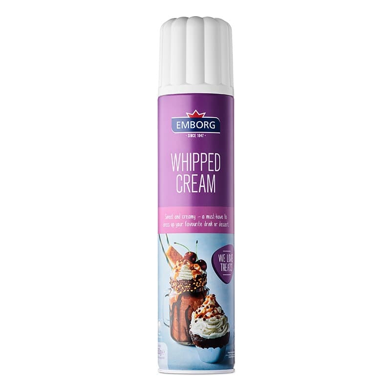 Whipped Spray Cream Sweetened