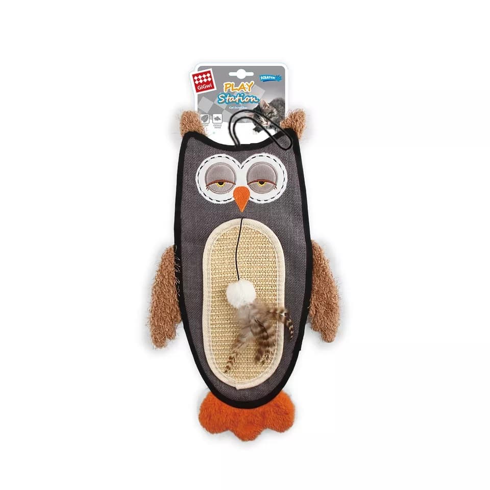 Cat Scratcher Joyful Space Owl