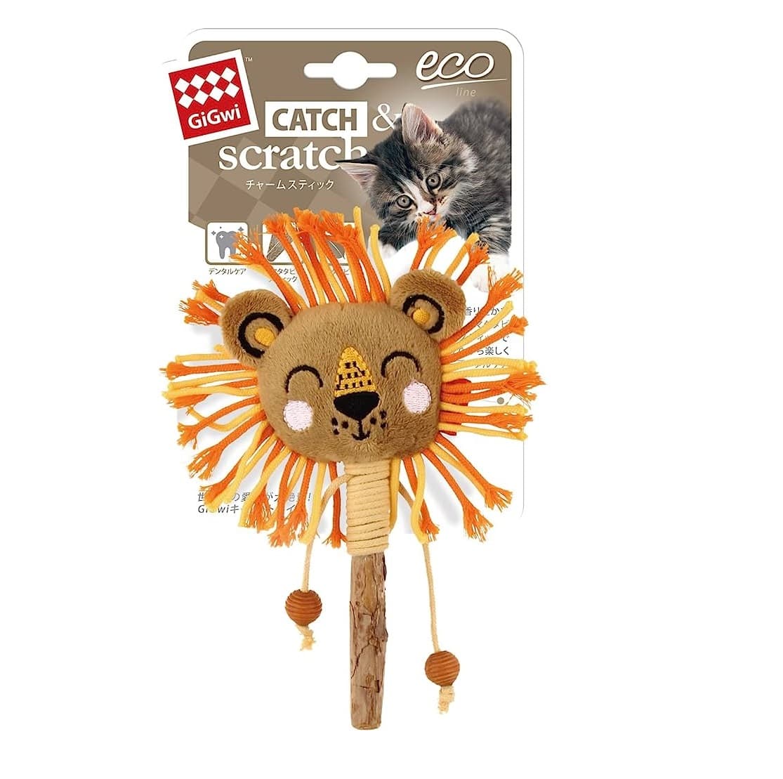 Catch & Scratch Lion Eco Line - Gigwi