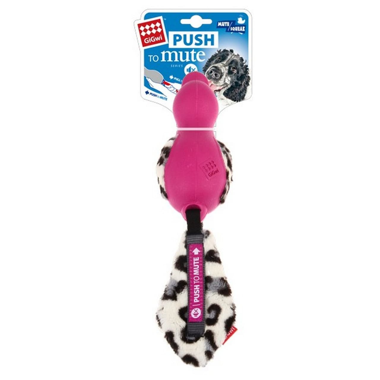 Push to Mute Pink Duck - Gigwi