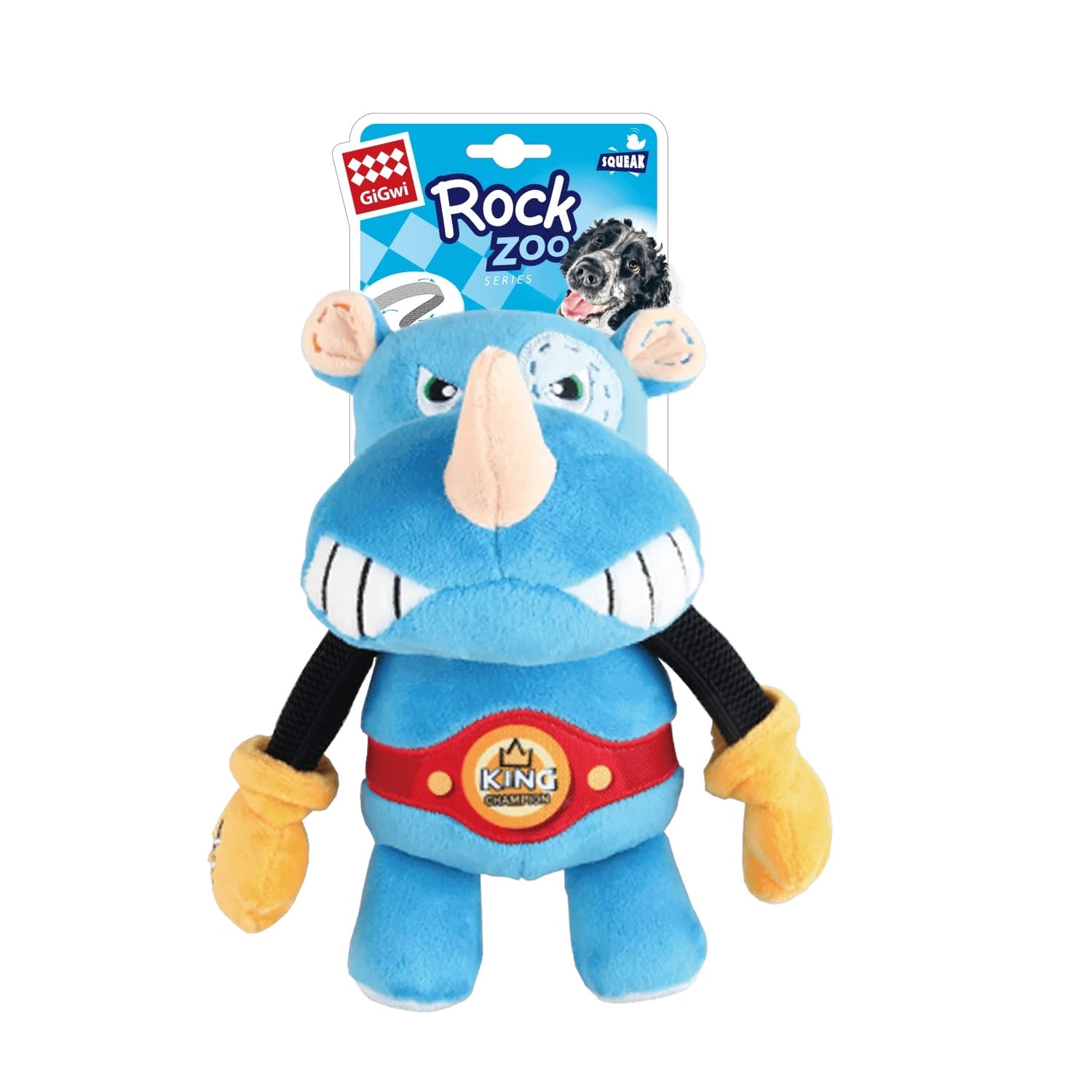 Rock Zoo King Boxer Rhino Size M/L 1