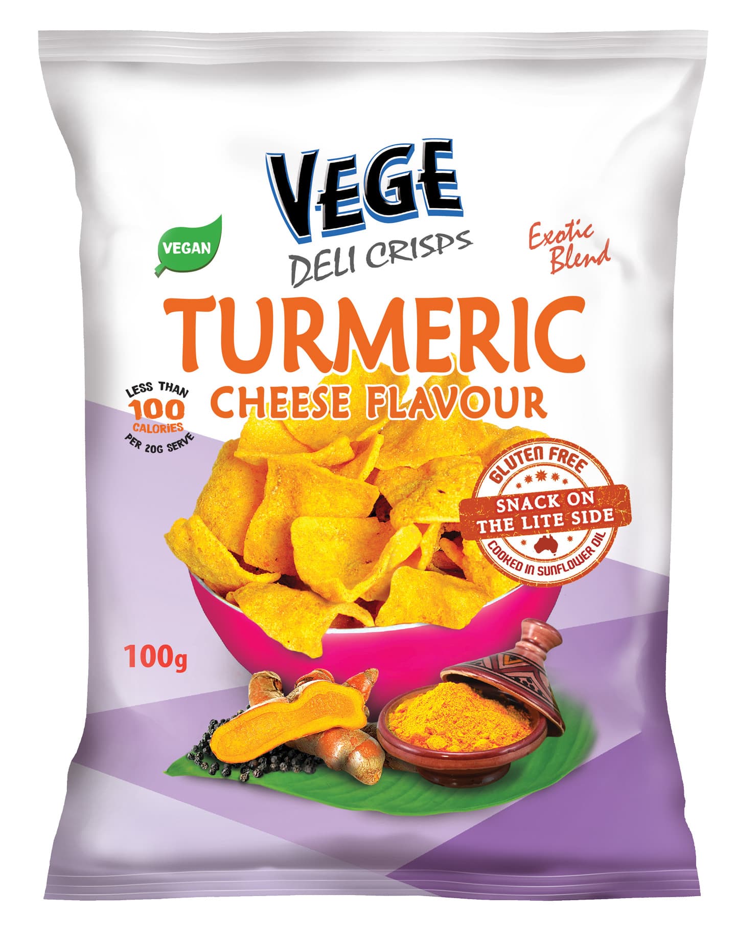 Deli Crisp Turmeric Cheese Flavour - Vege
