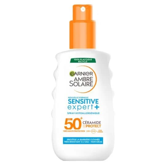 Ambre Solaire Sensitive Advanced Sunscreen for Adult SPR150 FR IP50+ - Garnier