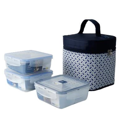Square Container with Bag - Super Lock