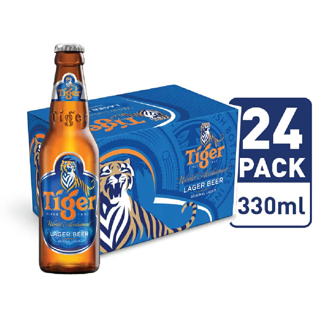 Tiger Beer Bottle Pack X24