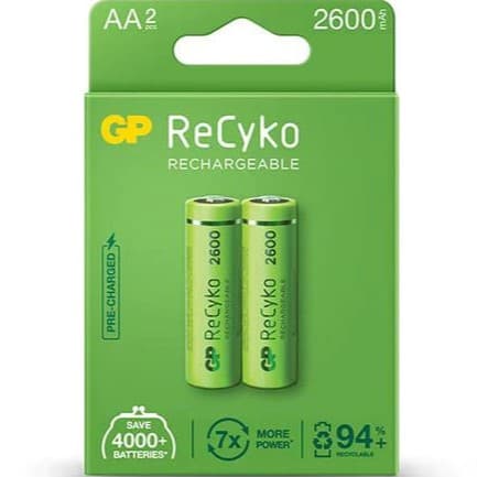 Rechargeable Battery AA 2600mAh - GP ReCyKo