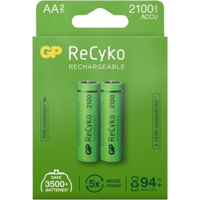Rechargeable Battery AA 2100mAh - GP ReCyKo