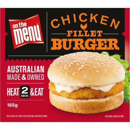 Chicken Fillet Burger - On The Menu